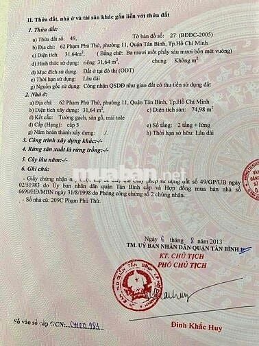 90m2 MẶT TIỀN CHỢ VẢI TÂN BÌNH - HƠN 6 TỶ ----------- 🔥🔥🔥Nhà chính chủ