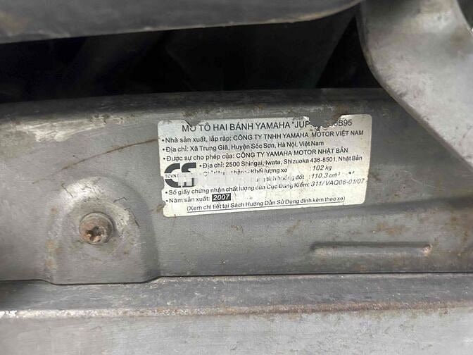 Yamaha Jupiter 2007 Xám-Bạc-Đen