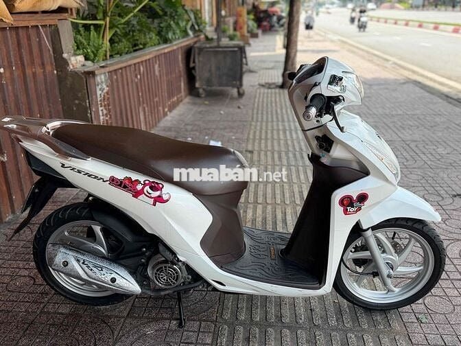 Honda Vision 2018 Trắng Nâu 22km