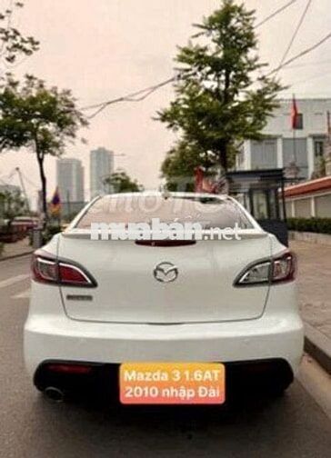 Mazda 3 1.6AT 2010 Trắng 130.000km