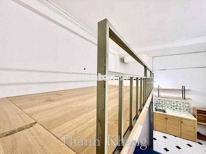 Cho Thuê Căn Hộ 1 Gác 1 Giường Full NT Rộng 25m2 Ngay CV Lê Thị Riêng