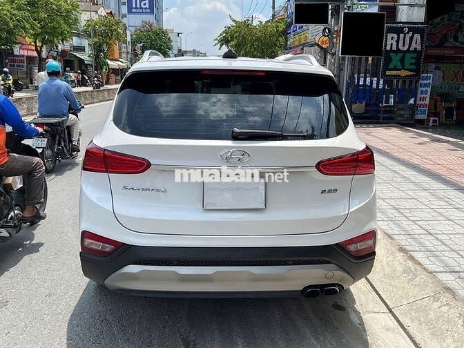 Hyundai Santafe 2021 2.2 turbo Trắng 83.000 km