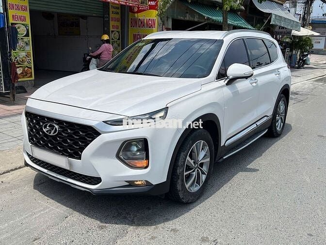 Hyundai Santafe 2021 2.2 turbo Trắng 83.000 km