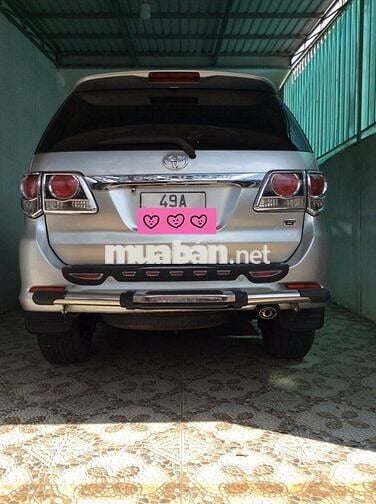Toyota Fortuner 2016 Bạc gia đình chạy cẩn thận