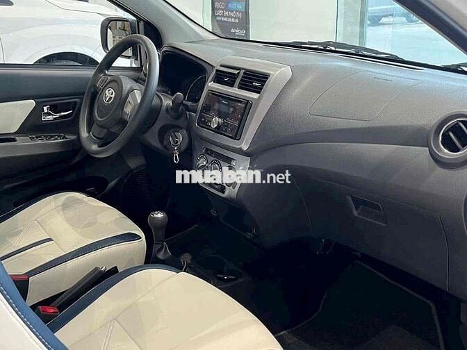 Toyota Wigo 1.2G MT 2019 Số sàn Trắng
