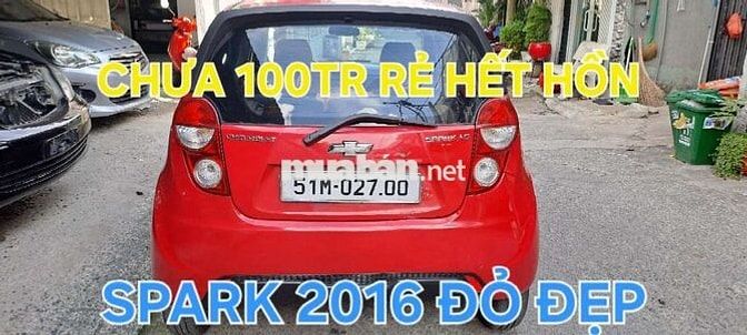 Chevrolet Spark 2016 Đỏ 5 chỗ