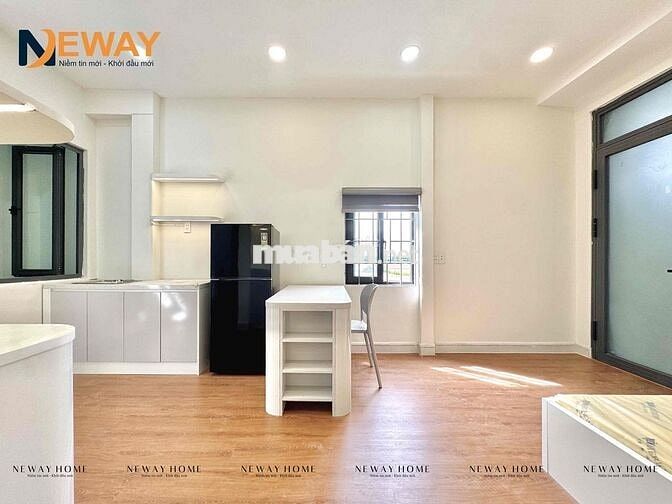 Studio Mới Xây Tone Trắng - Full Nội Thất - Mgr - Gần E.Town & Ga T3