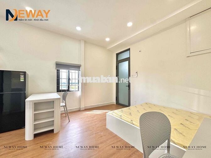Studio Mới Xây Tone Trắng - Full Nội Thất - Mgr - Gần E.Town & Ga T3