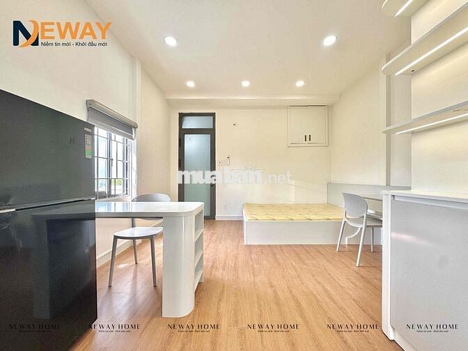 Studio Mới Xây Tone Trắng - Full Nội Thất - Mgr - Gần E.Town & Ga T3
