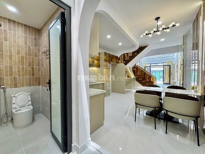 Nhà 3 lầu DT:4x18m đẹp CAO CẤP hẻm 8m Phan Huy Ích, P12, Q.Gò Vấp.