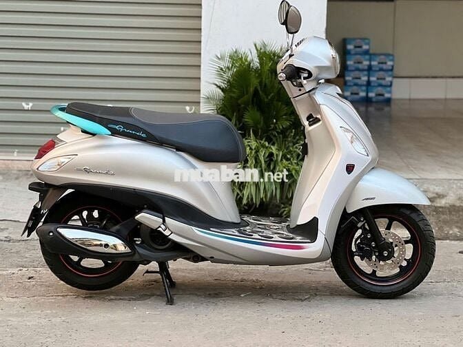 Yamaha Grande 2021 Bạc Phanh ABS,Smartkey, zin, êm