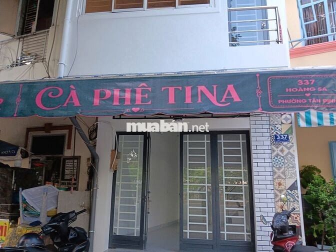 Cho thuê nhà mặt tiền, số 337 Hoàng Sa (Quận 1 cũ)  5x4m, 17tr/tháng