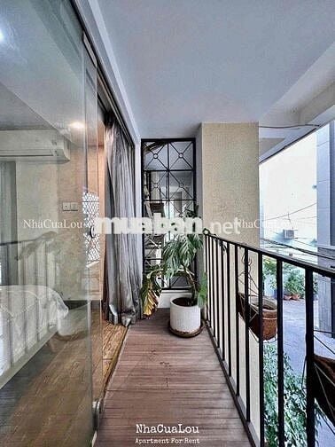 CHO THUÊ CĂN HỘ 1PN BẾP RỘNG RÃI CÓ BANCOL FULL_NỘI THẤT THANG MÁY