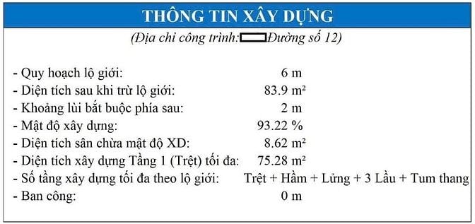 84m² NỞ HẬU - HXH ĐƯỜNG SỐ 12 - CHỈ 6 TỶ - ĐẤT ĐẸP HIẾM GẶP
