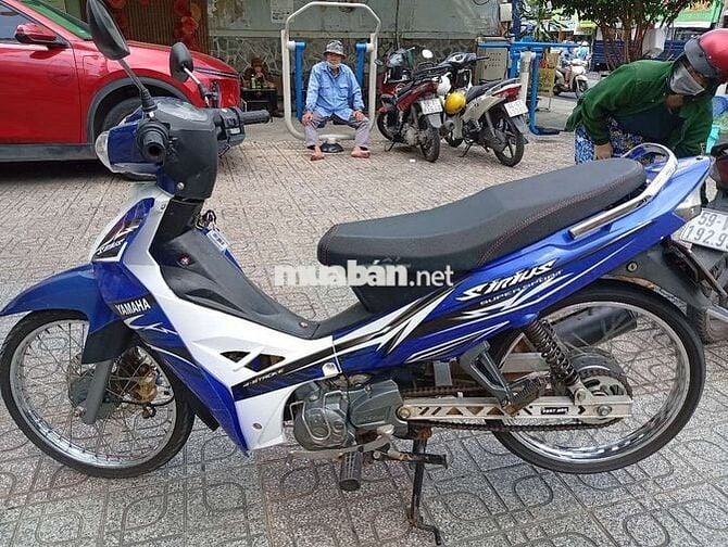 Yamaha Sirius 50 đk 2022 Xanh trắng