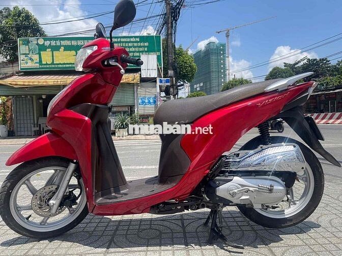 Honda Vision 2025 Cao Cấp màu Đỏ