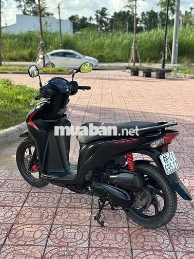 Honda Vision Đen Nhám. Biển 86 Máy Zin Êm 2017