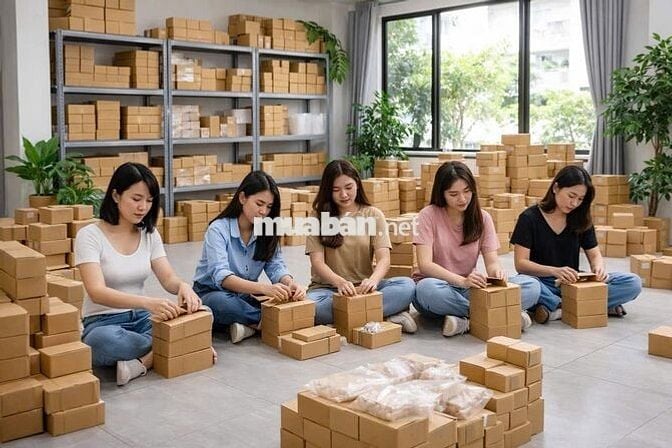 HCM - Nhà Bè -  Tuyển Nhân Viên Đứng Máy - Cắt Dán