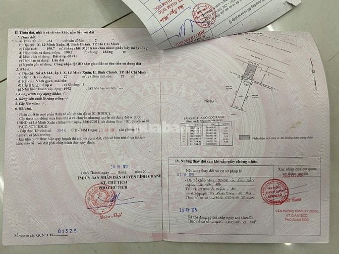 Bán nhà mặt tiền 2181 Trần Văn Giàu