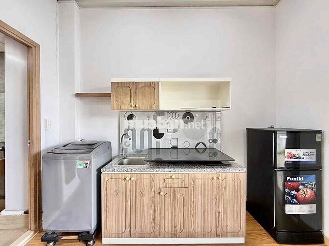 STUDIO 35m2 BAN CÔNG GẦN ĐẠI HỌC HUFLIT FULL NỘI THẤT NHƯ HÌNH