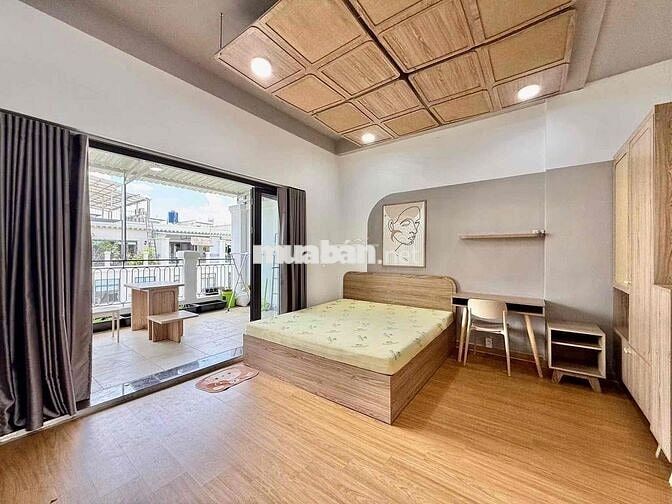 STUDIO 35m2 BAN CÔNG GẦN ĐẠI HỌC HUFLIT FULL NỘI THẤT NHƯ HÌNH