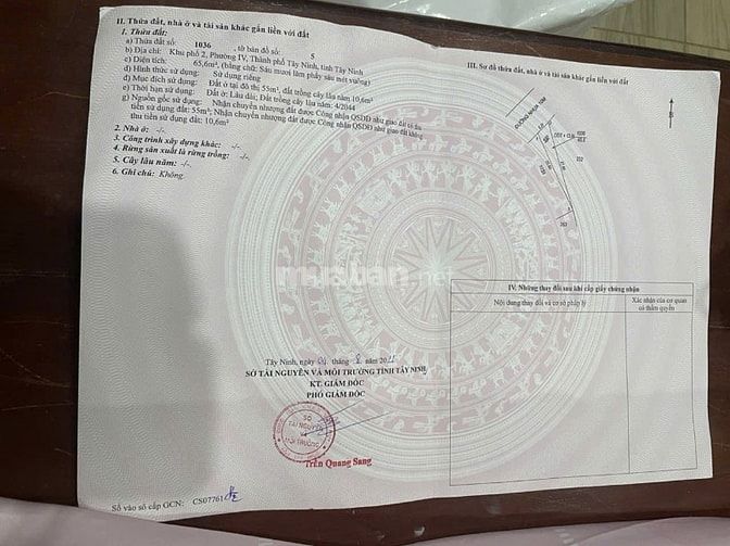 Bán nhà riêng tại Phường Tân Ninh, Tây Ninh, 1,9 tỷ, 65,6m2, hàng hiếm
