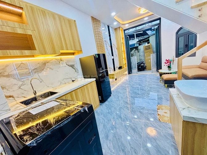 CĂN 1: BÁN NHÀ HẺM 2.8M TÂN HÒA ĐÔNG, P.14, Q.6, 3.6 TỶ.