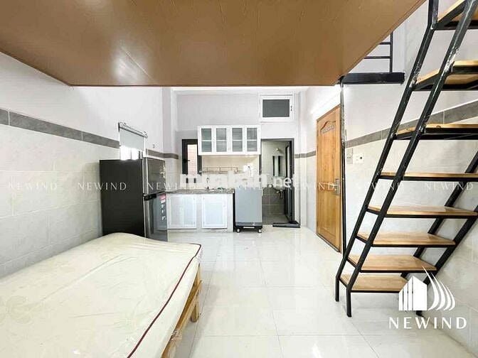 Căn hộ mini có máy giặt riêng rộng thoáng ở được4 người ngay Trung Tâm