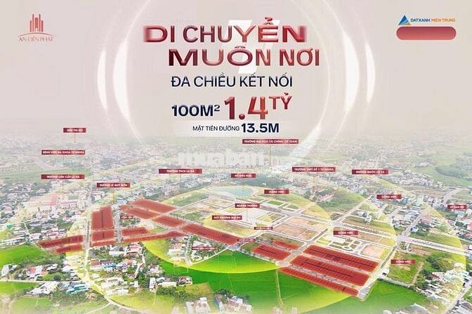 Lô góc đẹp đối diện công viên cây xanh có giá chỉ từ 14 triệu/m2