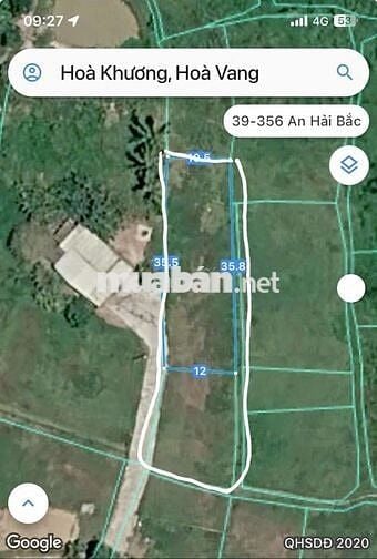 Bán đất 700m² – CÓ 122m² ĐẤT Ở – PHÚ SƠN 2, HÒA KHƯƠNG – CHỈ 1,85 TỶ