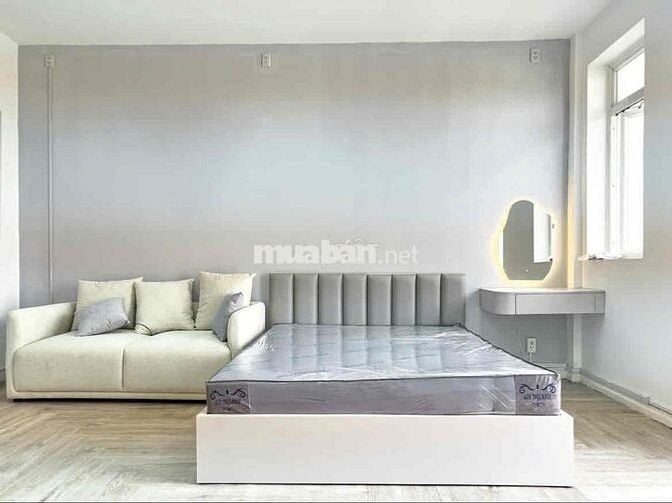CĂN HỘ BALCON 1 PHÒNG NGỦ, MỚI 100% NGAY LÝ THƯỜNG KIỆT
