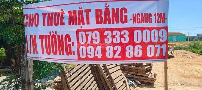  CHÍNH CHỦ CHO THUÊ ĐẤT MẶT TIỀN ĐỐI DIỆN CỔNG CHỢ BÀ RÉN MỚi