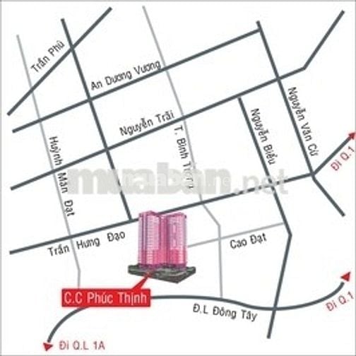 Cho thuê chung cư Phúc Thịnh Quận 5 giá 10.5tr/tháng 2pn nội thất