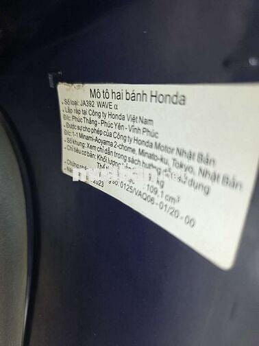 Honda Wave a 2023 Xanh 29520 km