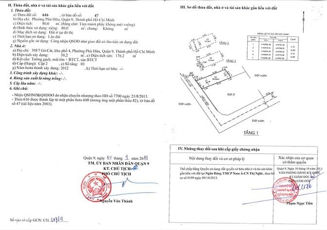 Bán nhà 39J/7 Gò Cát (P. Phú Hữu cũ) nay là P. Long Trường, TP.HCM