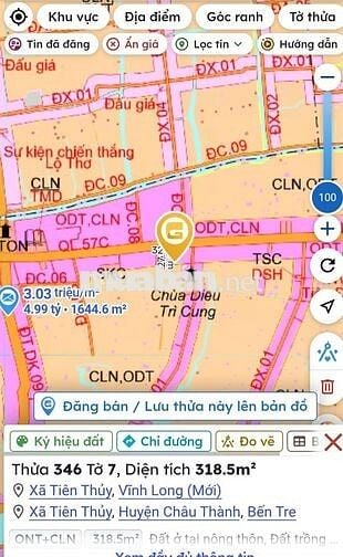 MẶT TIỀN QL57C GẦN KCN AN HIỆP