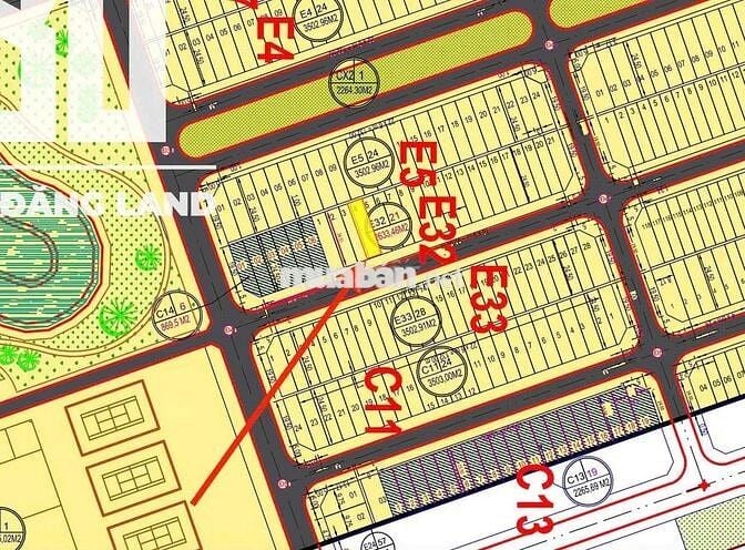 Cần tiền bán lô đất 122,5m2 đường 17m5, Gần Chợ và Làng Đại Học