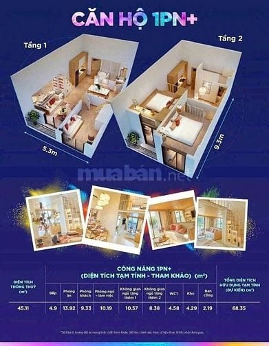 Căn hộ Duplex 3 PN Sun Hà Nam giá chỉ 1,7 tỷ. Kề cận 5 đại công viên