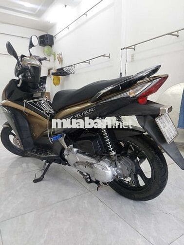 Honda Airblade 110Fi 2012 Đen Vàng Đồng