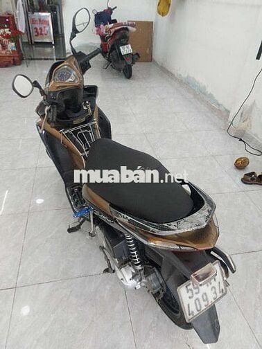 Honda Airblade 110Fi 2012 Đen Vàng Đồng