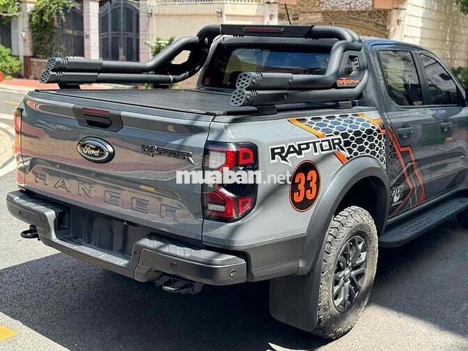 Ford Ranger Raptor 2023 Xám 59.000 Km XHD ĐỦ