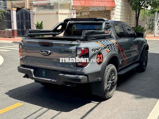 Ford Ranger Raptor 2023 Xám 59.000 Km XHD ĐỦ