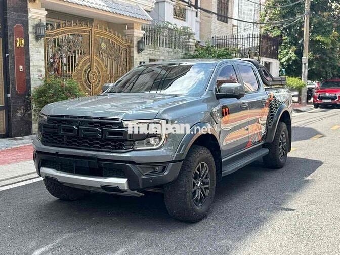 Ford Ranger Raptor 2023 Xám 59.000 Km XHD ĐỦ