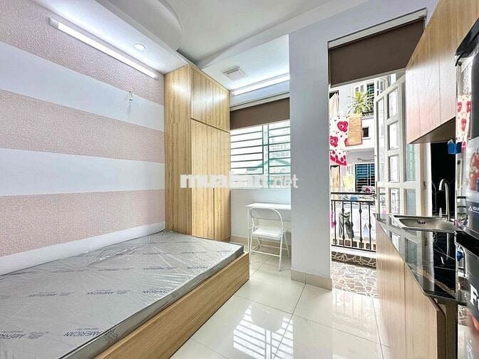 CHO THUÊ STUDIO FULL NT- BAN CÔNG - KHU VỰC THÍCH QUẢNG ĐỨC