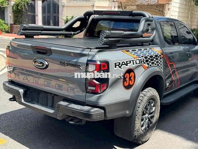 Ford Ranger Raptor 2023 Xám 59.000 Km XHD ĐỦ