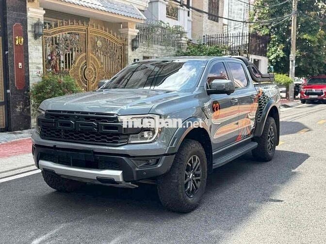 Ford Ranger Raptor 2023 Xám 59.000 Km XHD ĐỦ