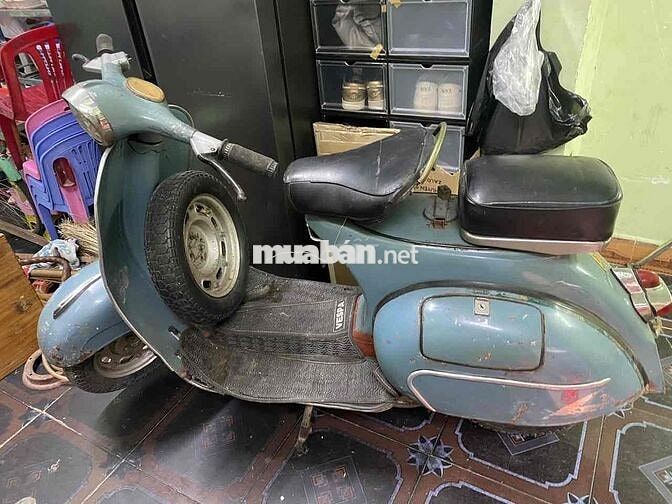 Piaggio Vespa cổ Xanh còn chạy tốt
