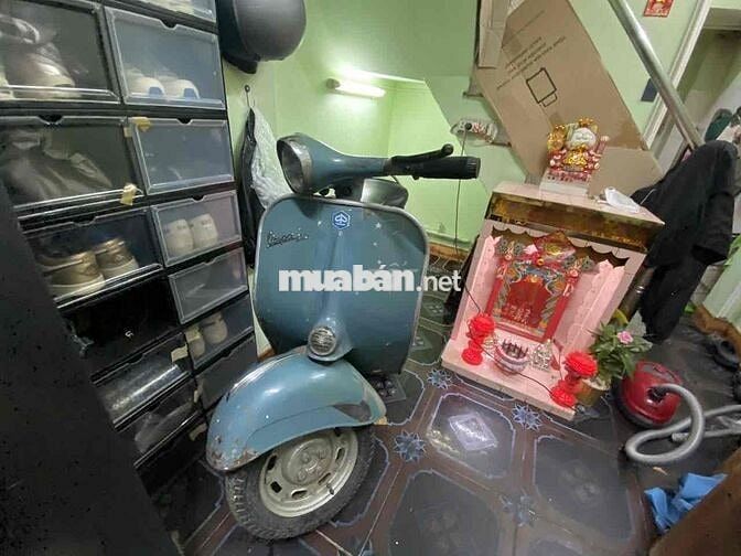 Piaggio Vespa cổ Xanh còn chạy tốt