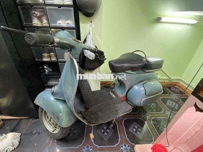 Piaggio Vespa cổ Xanh còn chạy tốt