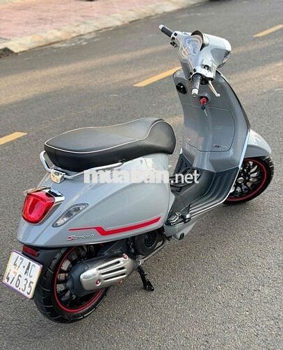 Chính chủ phố VESPA_iget 9.000km Xám xi măng